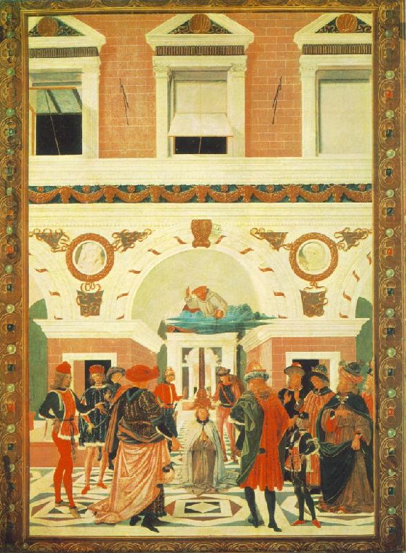 The Miracles of San Bernardino: The Healing of a Mute, Pietro Perugino